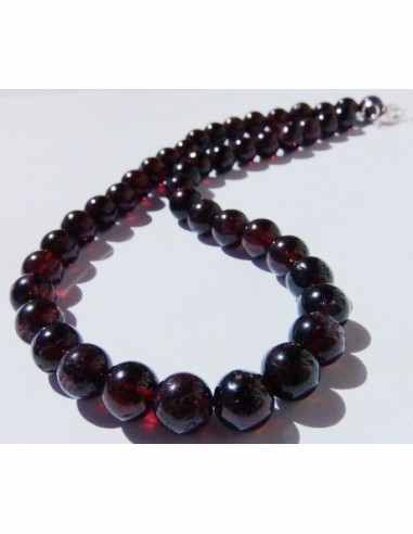 Collier Grenat 10mm