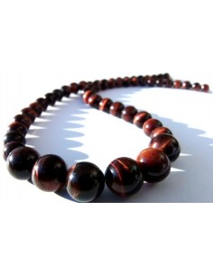Collier chute Oeil de taureau, tigre, faucon, 2