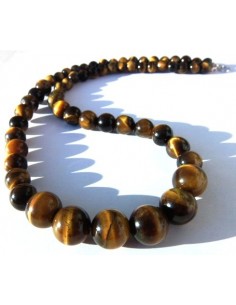 Collier chute Oeil de tigre