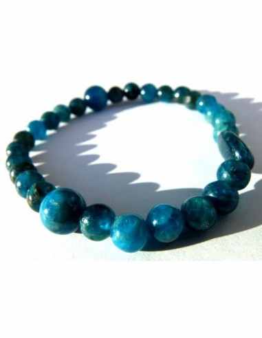 Collier apatite bleu PARURE