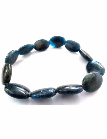 Bracelet Apatite bleue billes 6MM Bracelet Apatite bleue billes 6MM