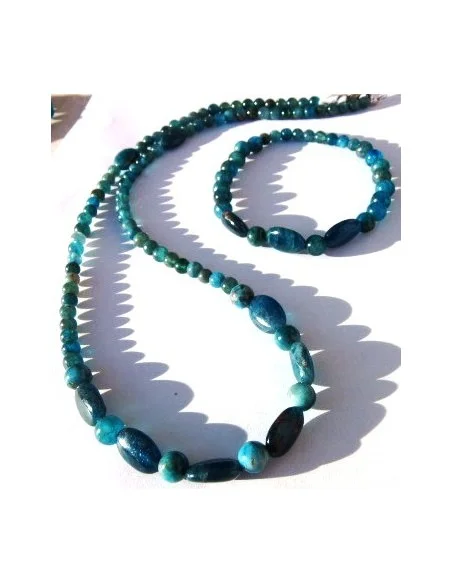 Apatite bleue parure