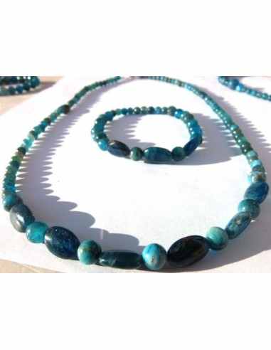 Apatite bleue parure