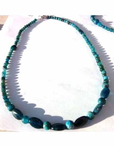 Apatite bleue parure
