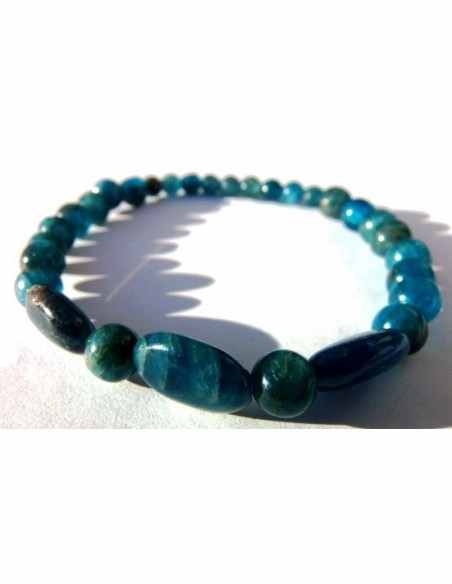 Apatite bleue parure Apatite bleue parure