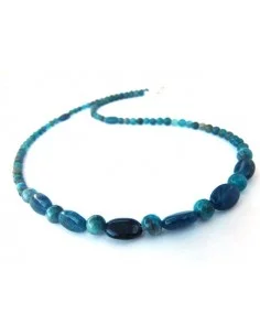 Collier apatite bleue 2