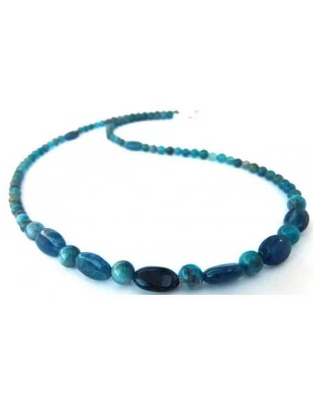 Collier apatite bleue