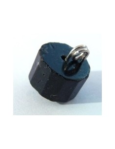 Tourmaline noire pendentif argent