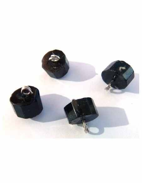 Tourmaline noire pendentif argent