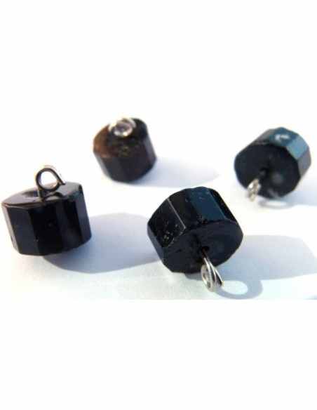 Tourmaline noire pendentif argent