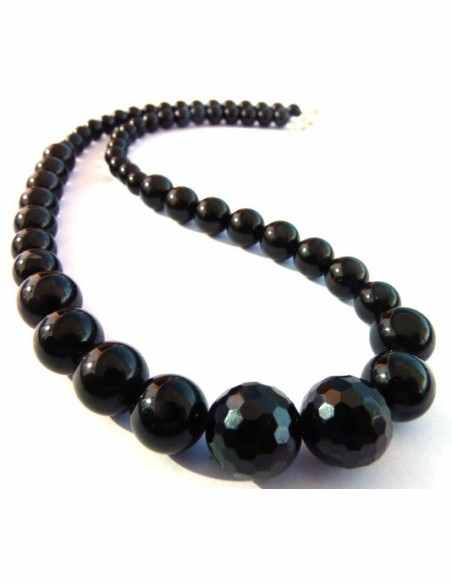 Collier chute tourmaline noire Collier chute tourmaline noire