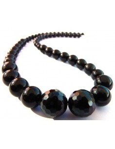 Collier chute tourmaline noire 2