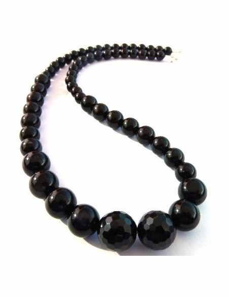 Collier chute tourmaline noire Collier chute tourmaline noire