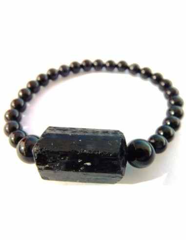 Bracelet original tourmaline noire