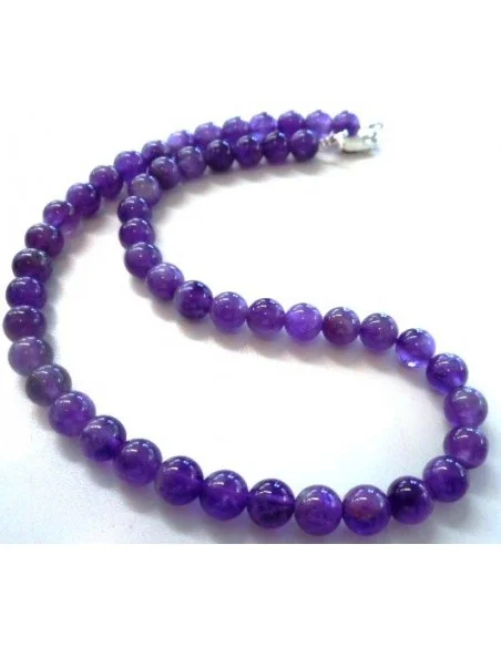 Collier Amethyste 8MM