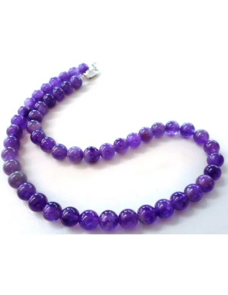 Collier Amethyste 8MM
