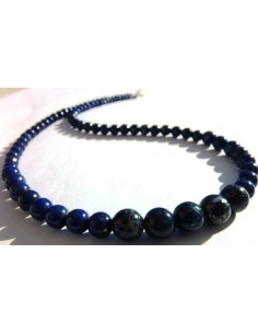 Collier chute lapis lazuli
