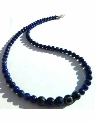 Collier chute lapis lazuli