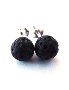 Lave boucles d oreilles 6mm