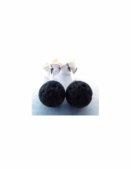 Lave boucles d oreilles 6mm Lave boucles d oreilles 6mm