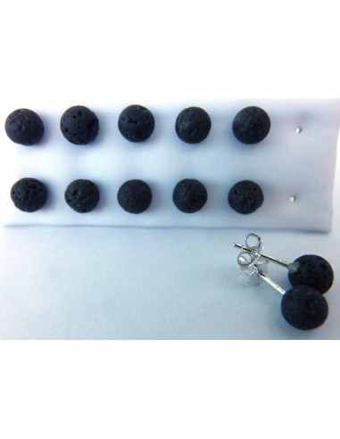Lave boucles d oreilles 6mm