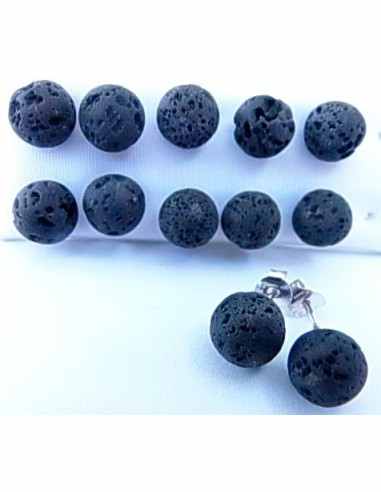 Lave boucles d oreilles 6mm