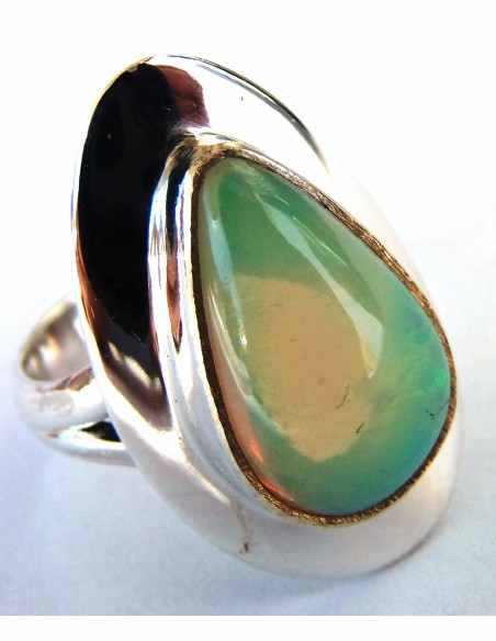 Opale noble bague argent Opale noble bague argent