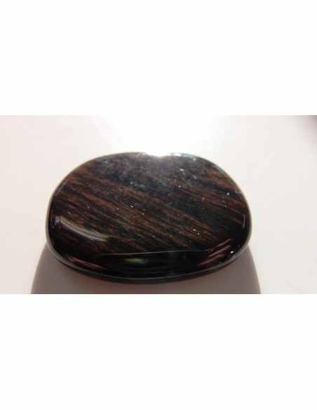 Obsidienne Feu galet Obsidienne Feu galet