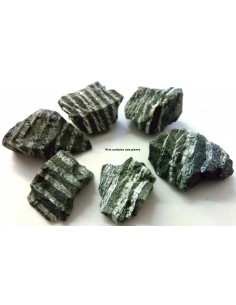 Galet Serpentine oeil d'argent mineral