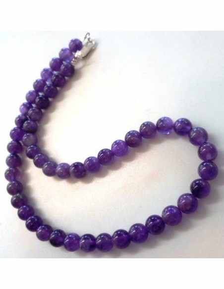 Collier Amethyste 8MM Collier Amethyste 8MM