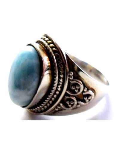 Larimar bague argent