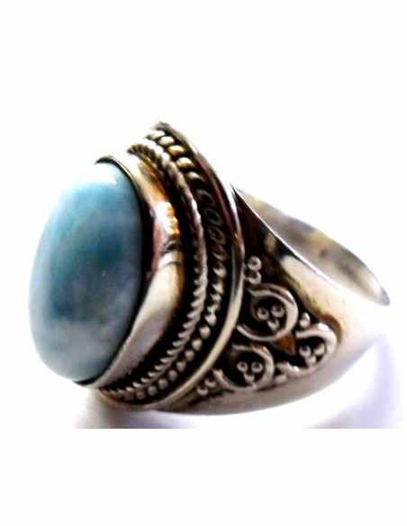 Larimar bague argent Larimar bague argent