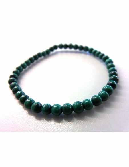 Bracelet malachite 0,5cm/5mm