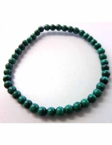 Bracelet malachite 0,5cm/5mm