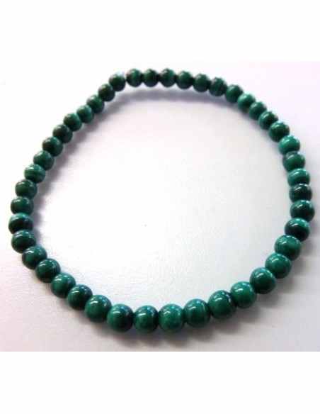 Bracelet malachite 0,5cm/5mm