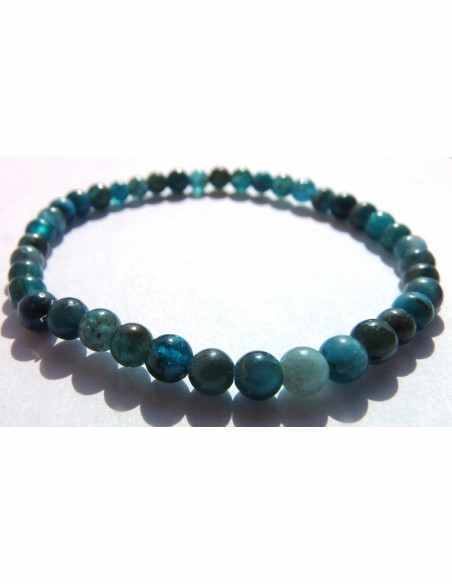 Bracelet apatite bleue