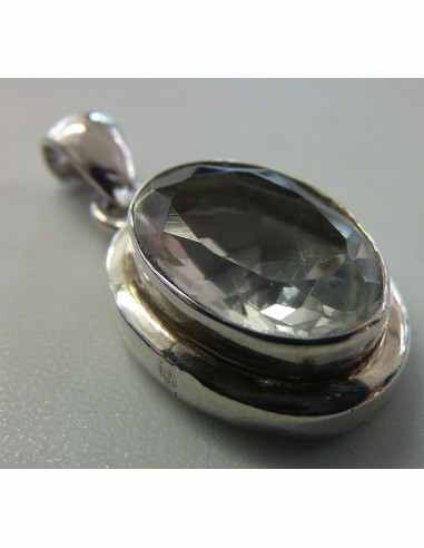 Quartz gemme pendentif