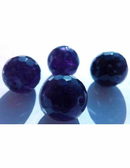 Amethyste 14mm facettee