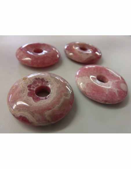 Donuts Rhodocrosite 35 a 37mm Donuts Rhodocrosite 35 a 37mm