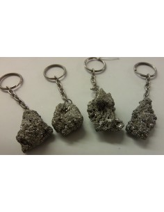 Pyrite cristallisee porte clefs 2