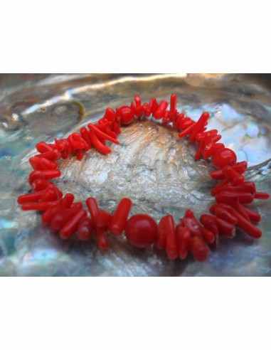 Corail rouge bracelet
