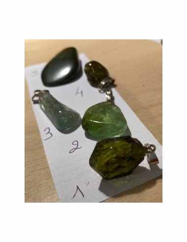 Verdelite, Tourmaline verte pendentif