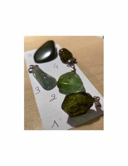 Verdelite, Tourmaline verte pendentif Verdelite, Tourmaline verte pendentif