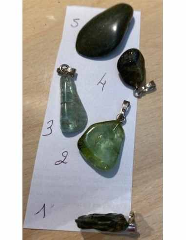 Verdelite, Tourmaline verte pendentif