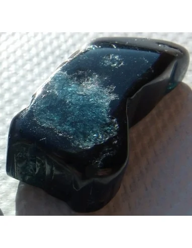 Indigolite tourmaline bleue pendentif