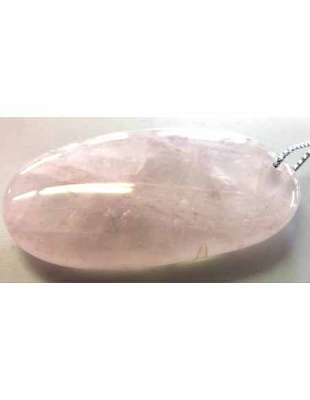 Quartz rose grand pendentif Quartz rose grand pendentif