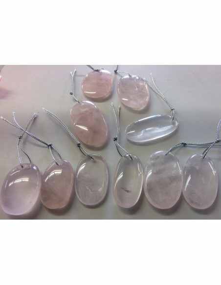 Pendentif Quartz rose
