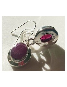 Boucles Rubis gemme 2