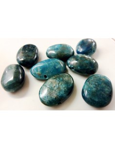 Apatite bleue pendentif 32 a 34mm