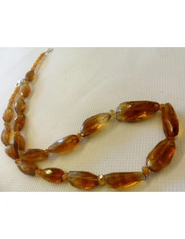 Collier en citrine